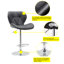 Tabouret pivotant à hauteur ajustable Imtiyaaz-1430212519