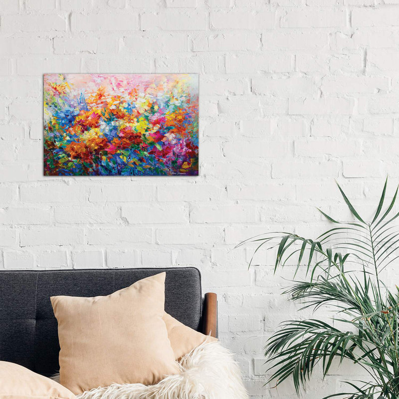 «Summer Glory» par Leon Devenice - reproduction imprimée, Toile tendue, H 18 po x l 26 po x P 1,5 po