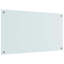 Vidaxl Kitchen Backsplash White 80 X 40 Cm Tempered Glass-119815091-119815071
