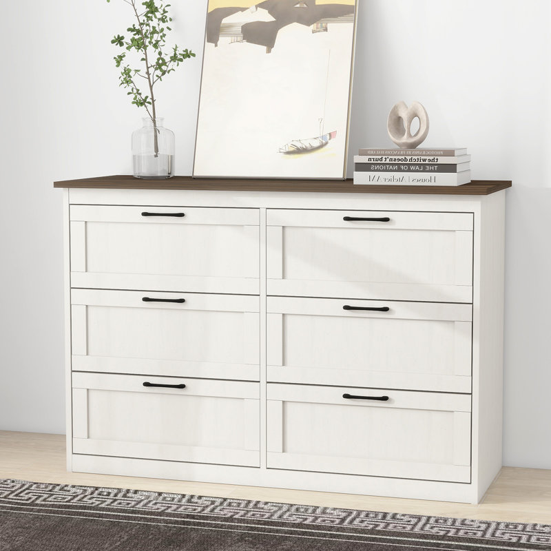 Commode 6 tiroirs Johnnessa Farmhouse