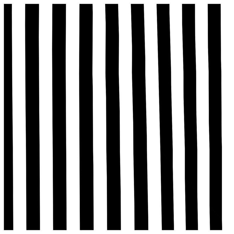 Black Stripes Double Sided Throw Pillows, 16 po x 16 po