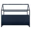 Lit simple simple avec rangement à DEL et rangement intelligent - Bleu marine-1253198844
