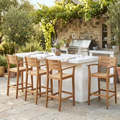 Farjand Rustic 30" Patio Bar Stool
