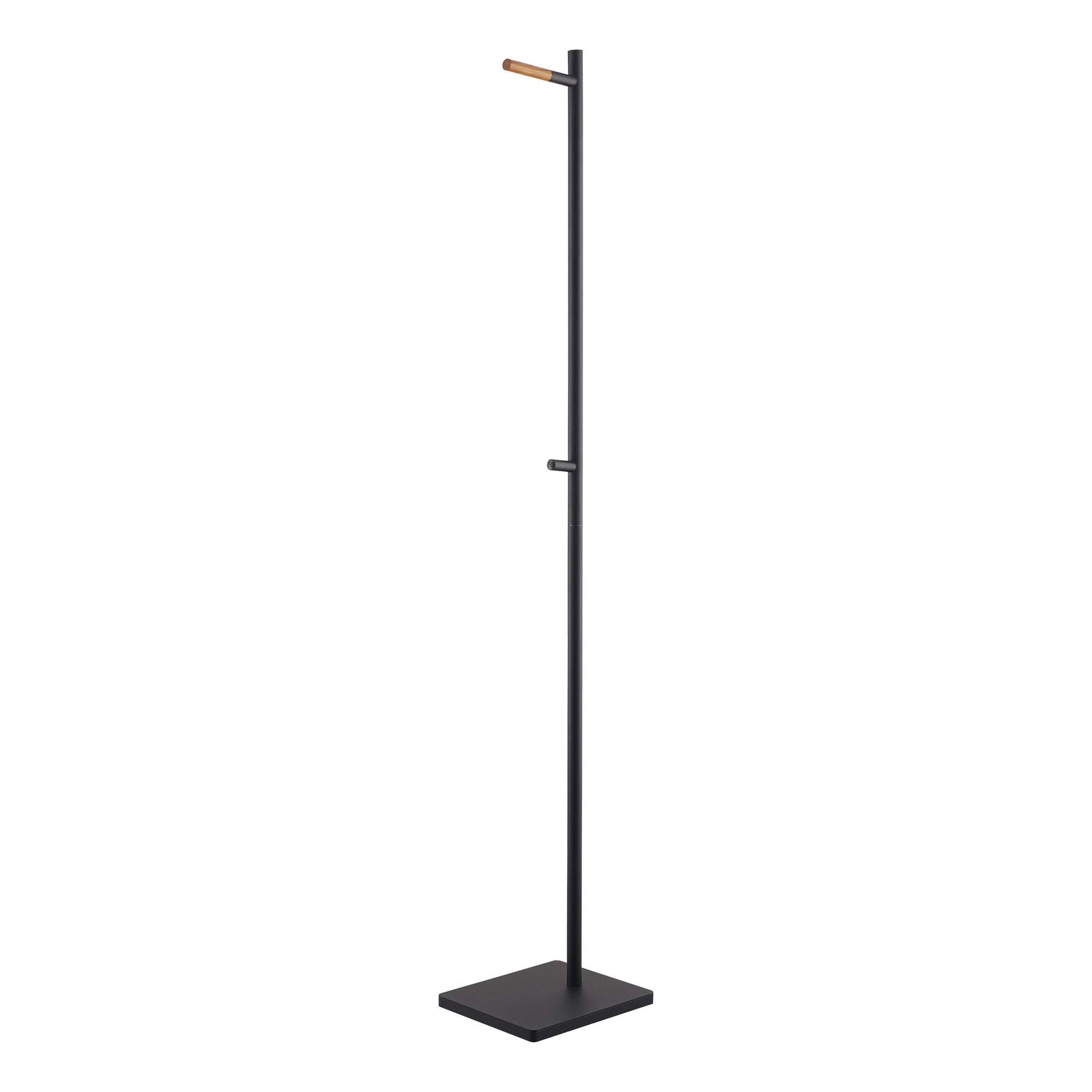 Tower Steel Freestanding 2 - Hook Coat Rack, Black