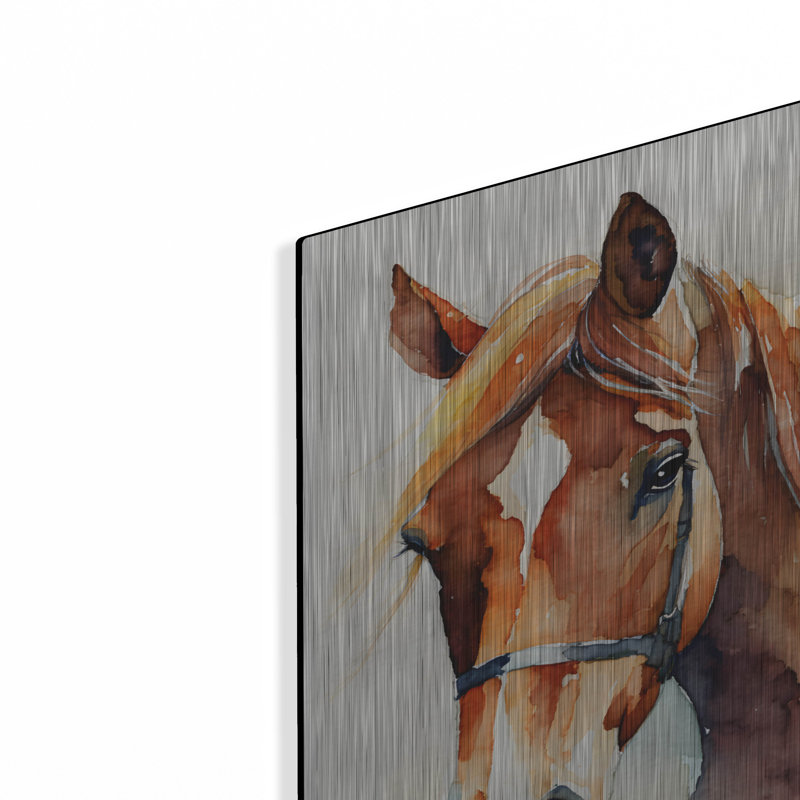 «Horse 2» par Petals Prints Design, H 16 po x l 12 po