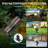 4PK Adjustable LED Bullet Spot Light - Low Voltage Landscape Lighting for Trees, Fences, Driveways