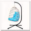 Balancelle en osier de patio avec support-741532920-741532918