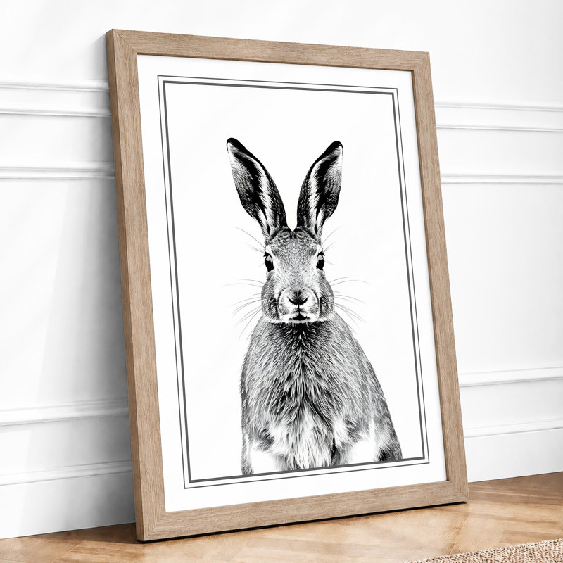 Hare Observational Study Botanical - Print, A1 - 84.1 x 59.4 cm, Oak