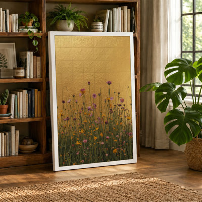 Wildflower Meadow Botanical - Wrapped Canvas