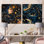Seabrook - Abstract Portraits Square Collage Set Of 2