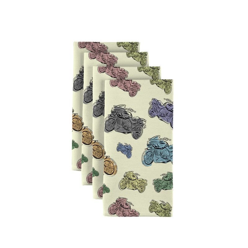 Ehren Polyester Abstract Square Napkin
