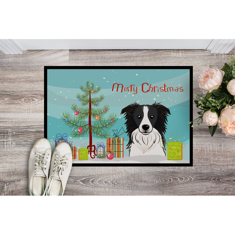 Non-Slip Christmas Outdoor Doormat, Rectangle 2' x 3'