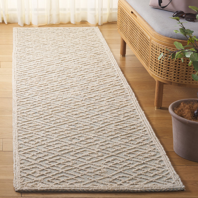 Msr Trace Martha Stewart Hand Tufted Performance Geometric Rug, Runner 2'3" x 8'