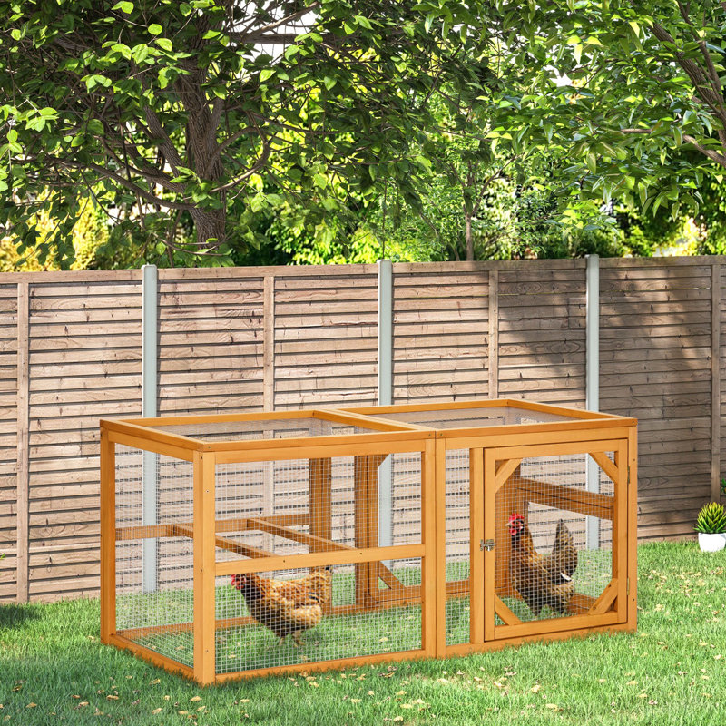 Poulailler en bois de 55 po additionnel de: Poulailler d'extérieur polyvalent pour 2 à 4 poulets