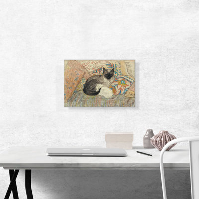 " Cat And Her Kitten 1920 " by Theophile Steinlen Painting Print