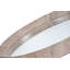Maderia Wood Flat Wall Mirror