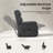 Electric Recliner Chair With Dual Motors, Vibration Massage, Heating, Assisted Lift, 270° Swivel, USB & Type-C Charging, Storage Pockets-118758709