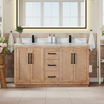 Deach 60 Double Bathroom Vanity with Top