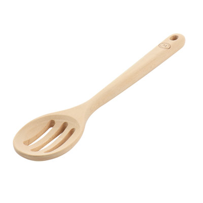 Martha Stewart 14in Wood Slotted Spoon