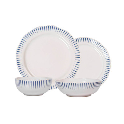Sitio Stripe 4 - Piece Place Setting