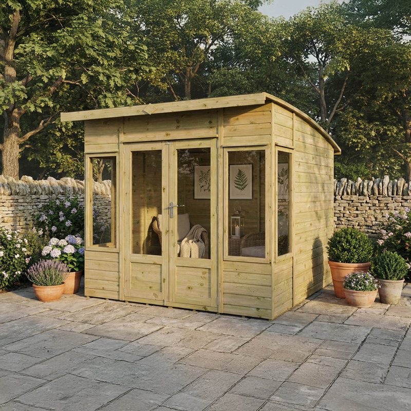 Mercia 8 x 8ft Premium Helios Summerhouse, No