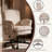 Fivewillowise Criss Cross Chair With Armrests & Wheels For Cross-Legged Sitting-528900428