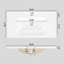 Lavabo de salle de bain 35,6 po Mid-Century-313110521
