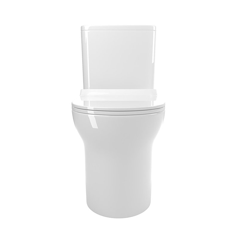 & Toilet, 1.1 And 1.6 , Ceramic, Elongated, White, Comfortable Style 1.1/1.6 Ceramic Elongated Bowl, Comfort Height, Accredited Seat