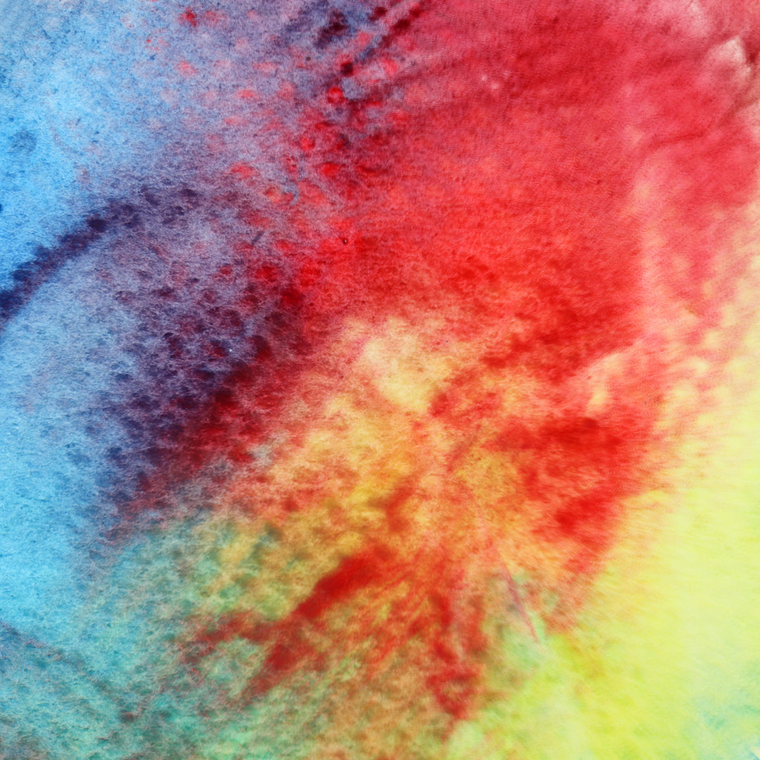 WaterColour Splash - Leinwandbild