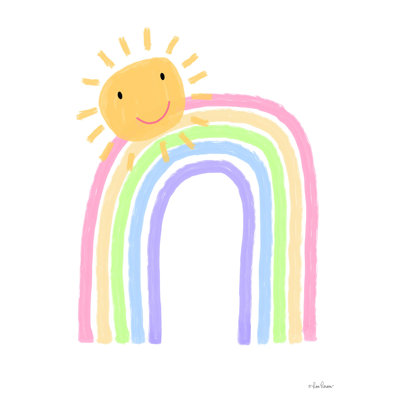Rainbow and Sun - reproduction sur toile tendue