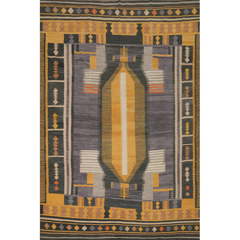 Tapis rétro Kilim 10 x 13