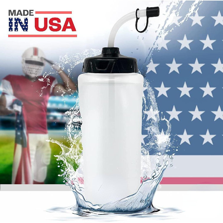 24 Oz Clear Water Bottles with Straw, 6 Pack Bulk Reusable Sports Water  Bottle w