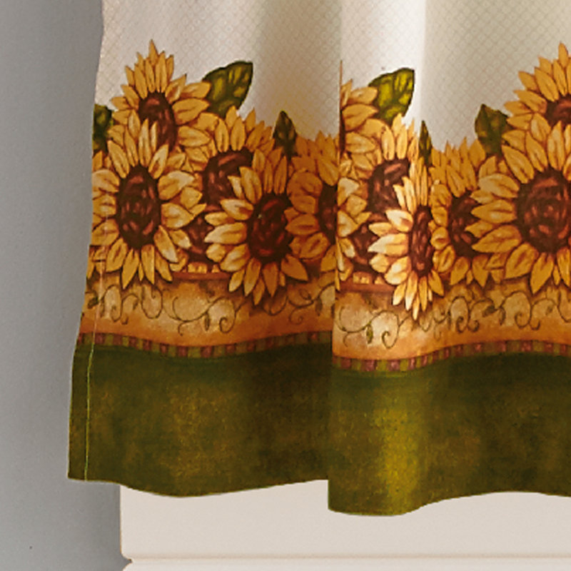 Argonne Floral Tailored Kitchen Curtain