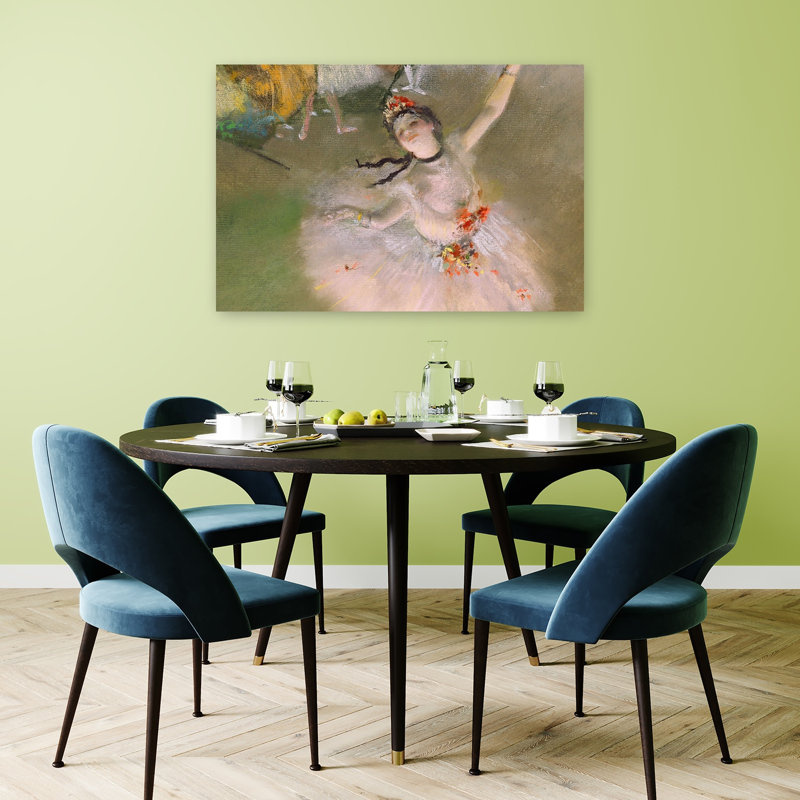Danseur sur scène, reproduction d'art classique classique contemporaine, H 32 po x l 48 po