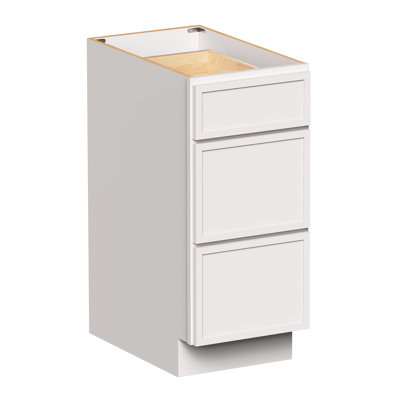 CASAINC Ready-to-Assemble W15"x D24"x H34.5" Kitchen Drawer Base Cabinet