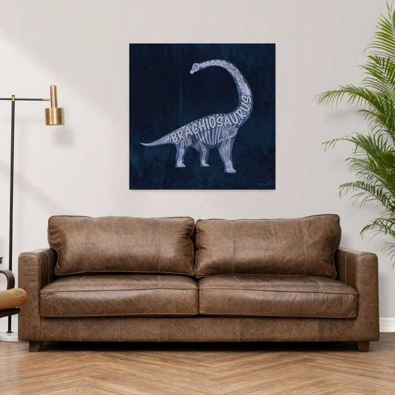 Brachiosaurus Contemporary Art, 36" H x 36" W