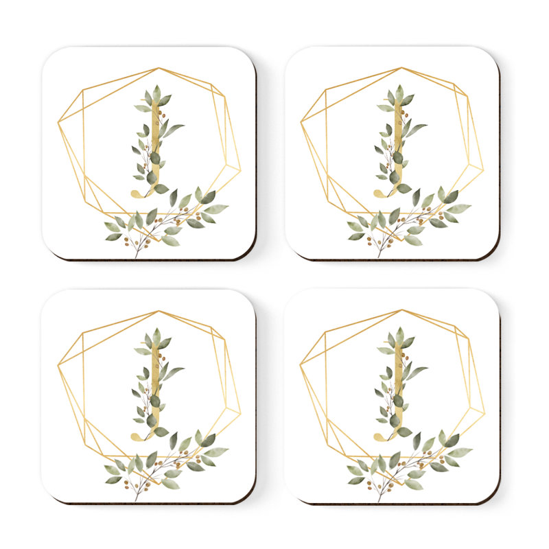 Sous-verres Café à monogramme, J