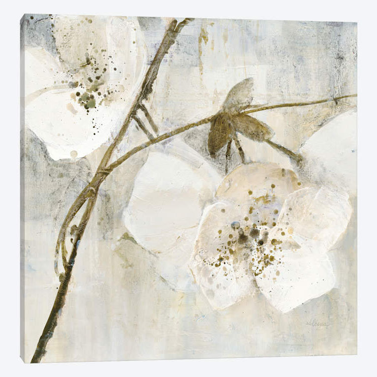 «Elegance in Greige II», reproduction sur toile, H 12 po x l 12 po x P 0,75 po, Pas de tapis, Toile tendue