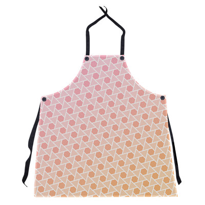 Tablier en hexagones et triangles Rainbow