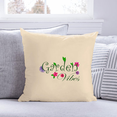 Citation amusante «Garden Lover» 29 - Coussin décoratif inclus
