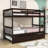 Keyen Convertible Twin Over Twin Wood Bunk Bed With Twin Trundle-1321528893
