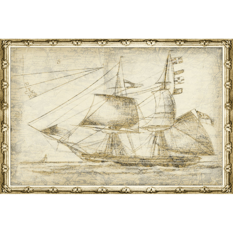 Ghost Ship II - Wrapped Canvas Print, 51cm H x 76cm W