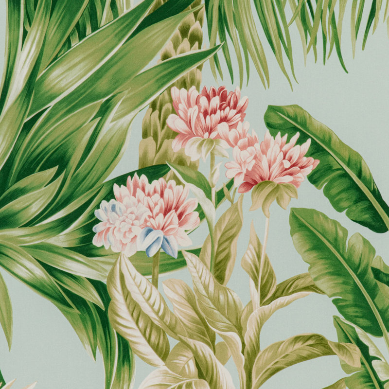 Mindoro Caluya Print Fabric, Green/Blue