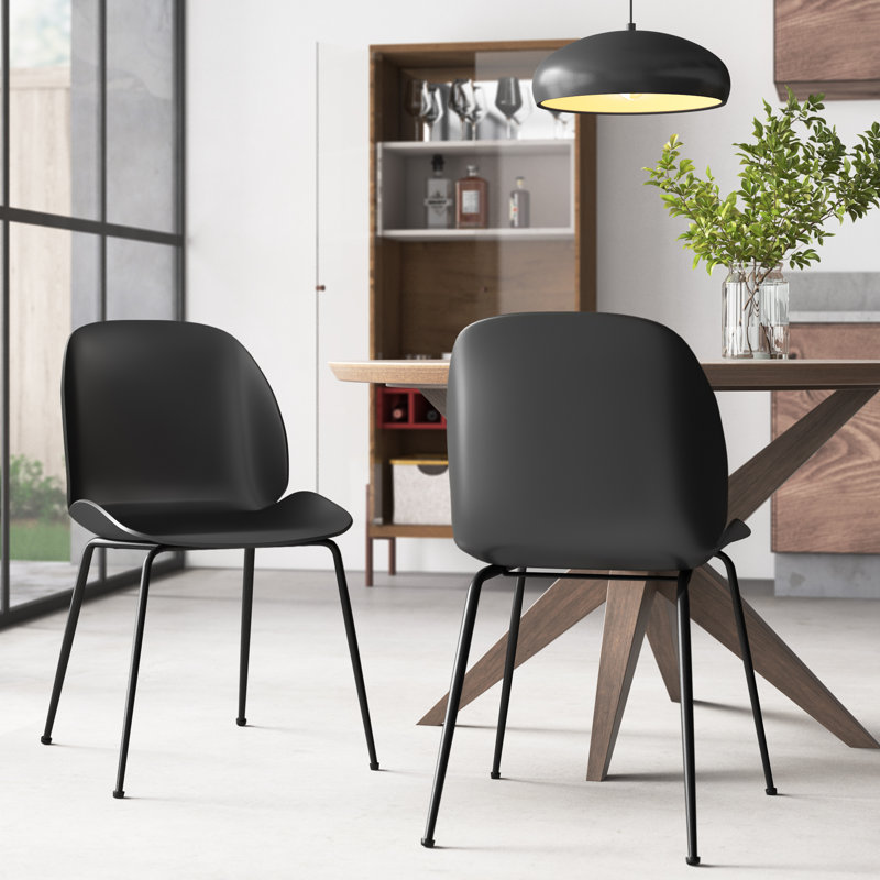 16.5'' H Side Chair, Black