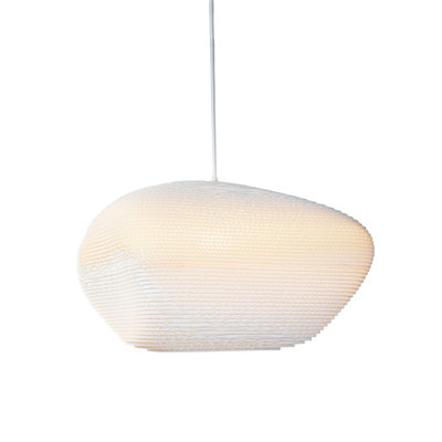 Scraplights Organic Pebbles Recycled Cardboard Pendant Light - Madison