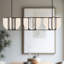 Anders 59-in Black dimmable LED Linear Pendant-1182232209