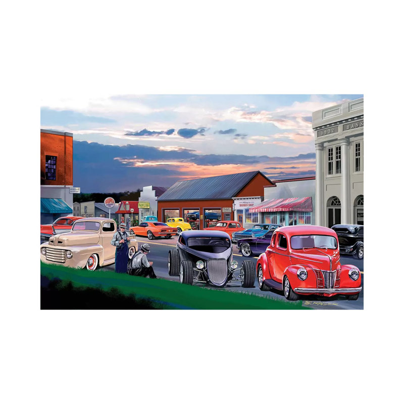 Main Street by Bruce Kaiser - Wrapped Canvas Print, 20.32 cm H x 30.48 cm W