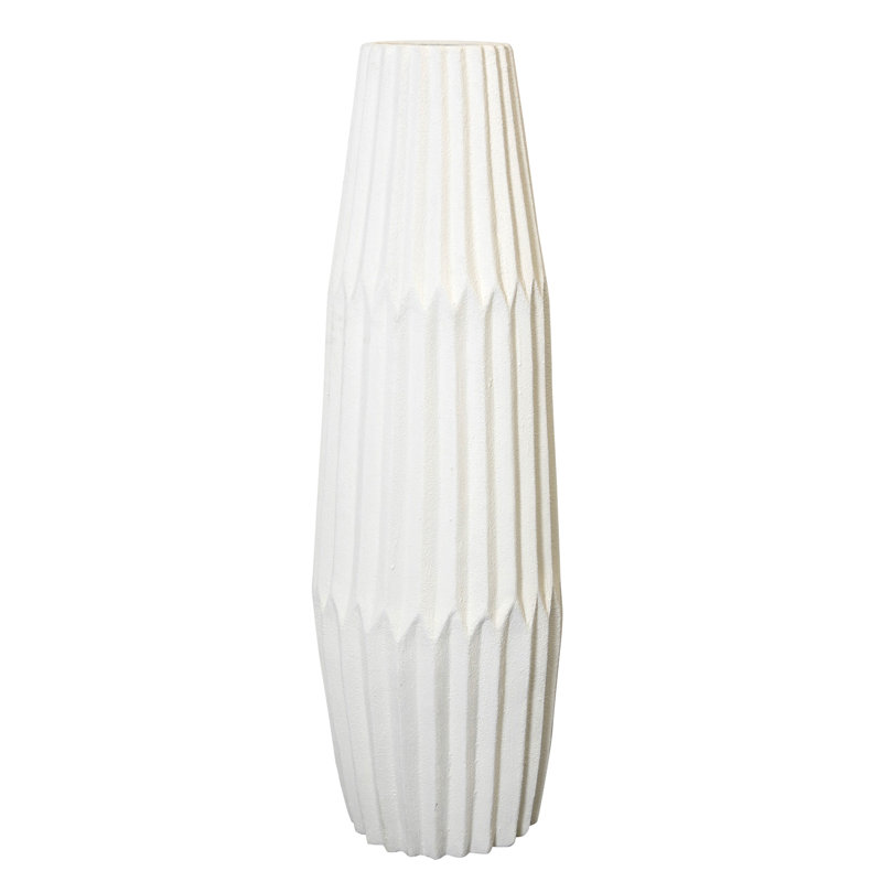 Chima - Ceramic Vase - Small -, 50.5" H x 16.5" W x 16.5" D, White