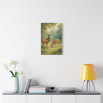 Aaroon Single Picture Frame Print on Canvas