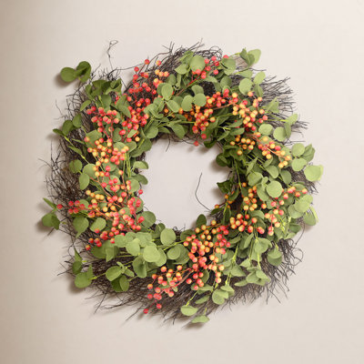 The Holiday Aisle® 24" Eucalyptus Wreath